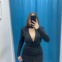 Vestito con scollo 24730
