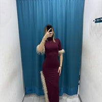 Vestito"Etherea Plume"-1091