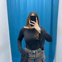 Body con scollo sul retro 5813