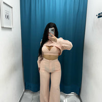 Coordinato top e pantalone 6333