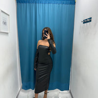 Vestito in ecopelle