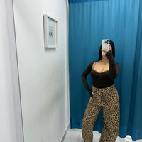 Jeans leopardato by Lumina 2282