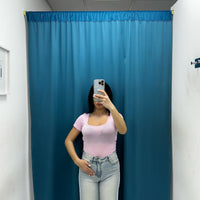 Body mezze maniche con scollo 5377