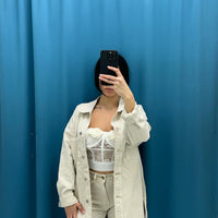 Coordinato denim panna 3003