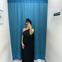 Vestito lungo monospalla 53450