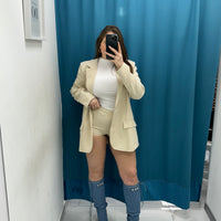 Coordinato giacca e shorts culotte 22191