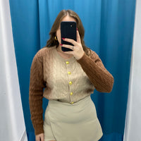 Gonna a pantaloncino beige 9062