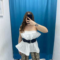 Top con cintura 2625