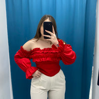 Top con scollo 9114