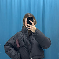 Cropped Snap Jacket - 7133