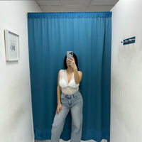 Top corto in pizzo 9638