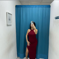 Vestito longuette con rouches 25111