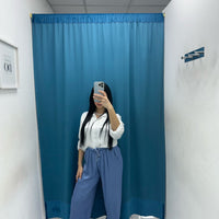 Pantalone palazzo satin 24205