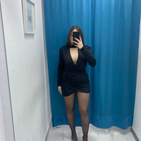 Vestito con scollo 24730