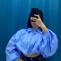 Camicia corta lavorata 30973