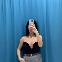 Top con scollo 2198