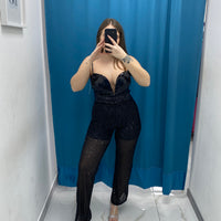Pantalone paillettes