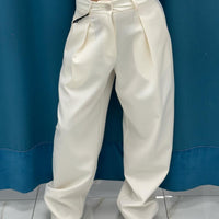 Pantalone slouchy panna Lumina 2220