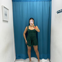 Vestito corto in lino 8983