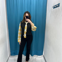 Jeans a zampa nero 7775