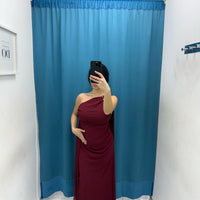 Vestito lungo monospalla 53450
