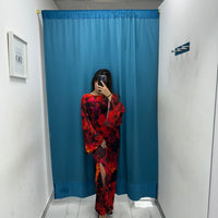 Vestito lungo stampato 33992