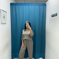 Pantalone palazzo satin 24205