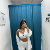 Coordinato blusa e shorts 2132