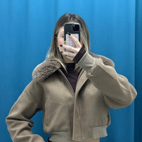 Brown Aviator Jacket - 8121-92