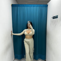 Pantalone cargo beige
