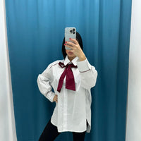 Camicia con fiocco 15933