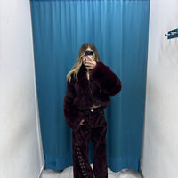 Velvet Lace Pants - 6633