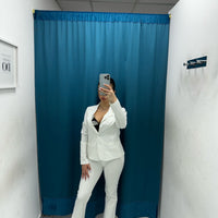 Pantalone slim bianco 51134