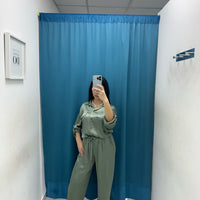 Pantalone palazzo satin 24205