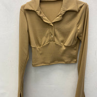 Polo corta a costine 4168