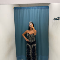 Jeans Wide Leg con Frange-22101