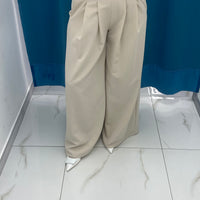 Pantalone wide leg con cintura 18065