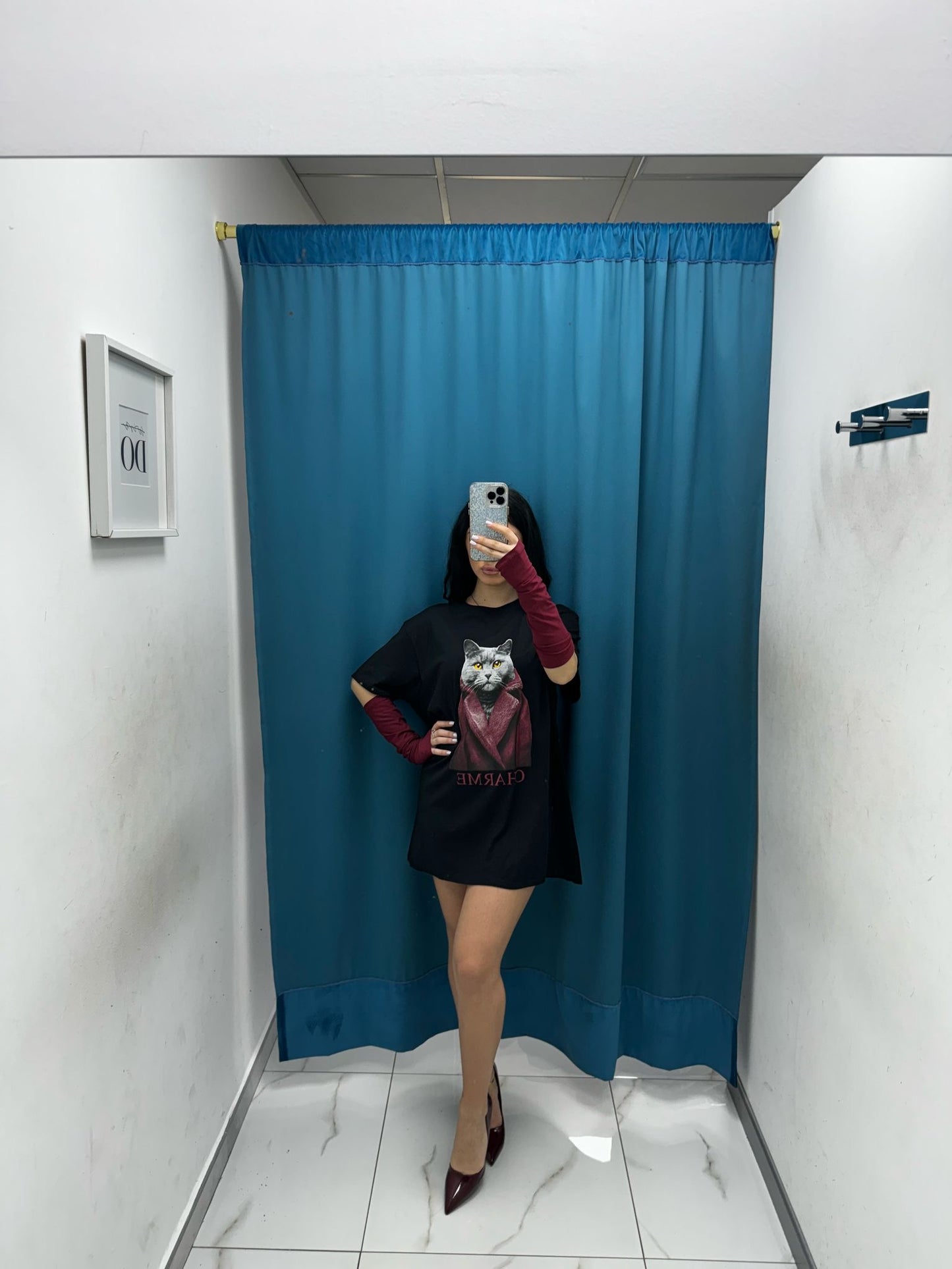 T-shirt con manicotti