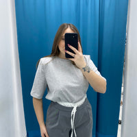 Maglia a mezze maniche con spalline 93755