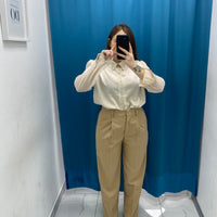 Pantalone slim fit beige 1150