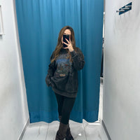 Felpa oversize grigia 9211