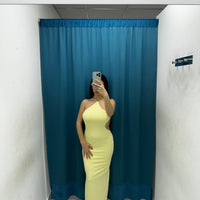 Vestito lungo con scollo sul retro 13659