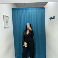 Tailleur satin nero 30906