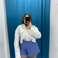 Gonna a righe celeste 36444