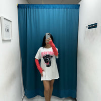 T-shirt con manicotti