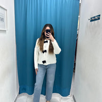 Cardigan con fiocchi 24921