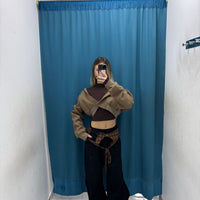 Brown Aviator Jacket - 8121-92