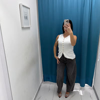 Jeans balloon grigio 24131