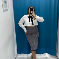 Gonna longuette brillantini 6586