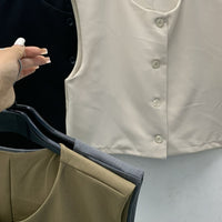 Gilet con bottoni 35231